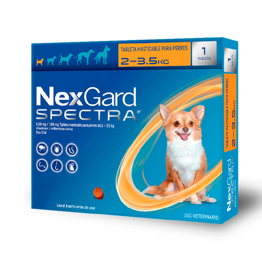 Nexgard Spectra Perro Ex-Chico 1 Tab