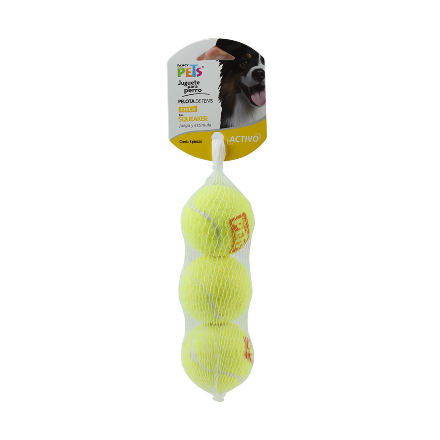 Juguete para Perro Bolsa 3 Pelotas Tenis